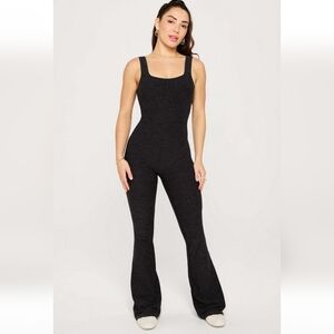 Fabletics HeatherFlex Kick Flare Jumpsuit